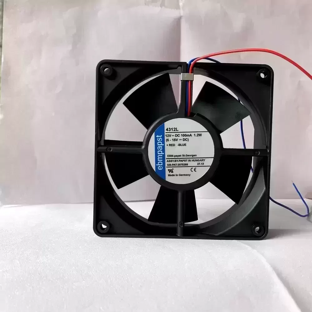 4312L ebmpapst 12VDC 120x120x32mm Axial Fan 4312L ebmpapst 12VDC 120x120x32mm Axial Fan