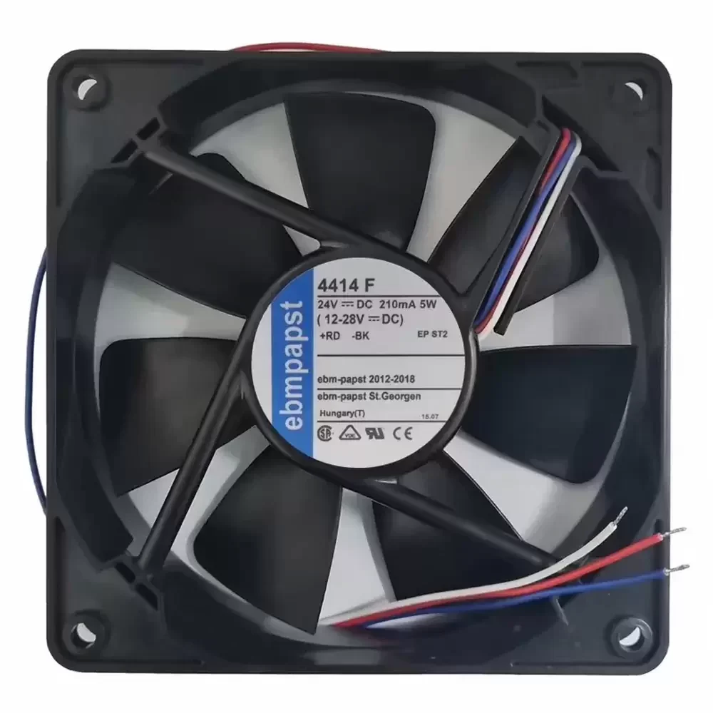 4414F ebm-papst 24VDC 119x119x25mm 100CFM Axial Fan