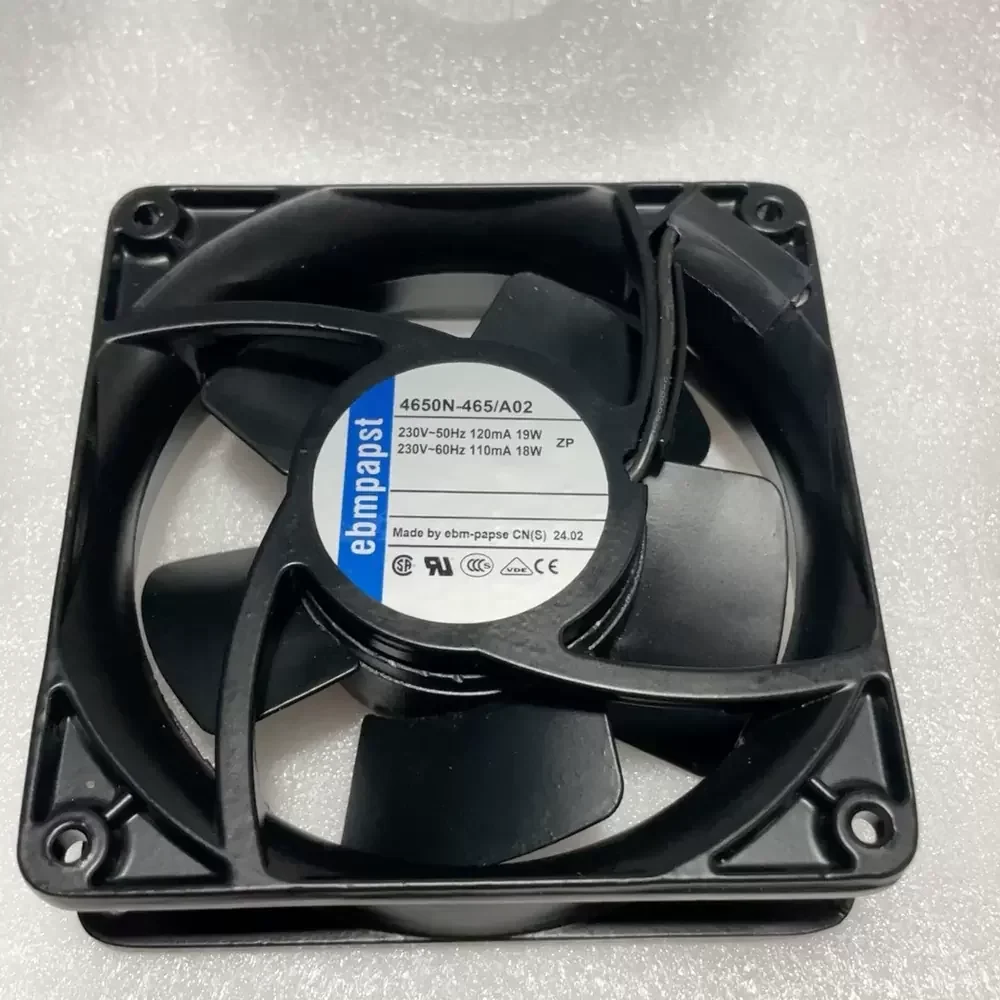 4650N-465/A02 ebmpapst 230VAC 120x120x38mm Metal Axial Fan