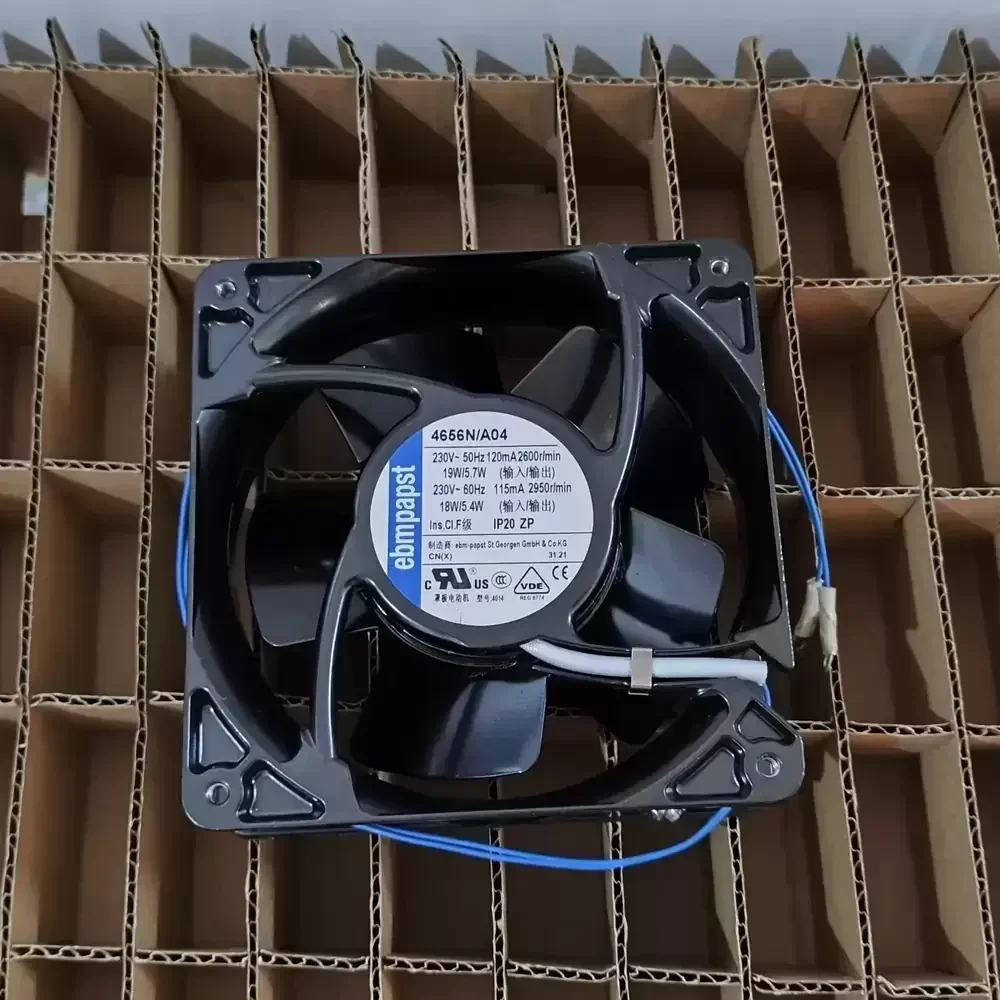 4656N/A04 ebmpapst 230VAC 119x38mm Metal Axial Fan