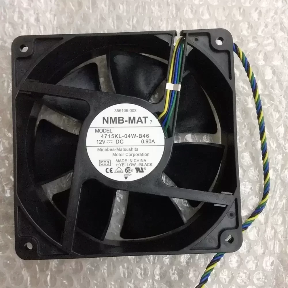 4715KL-04W-B46-S03 NMB-MAT 12VDC 120x120x38mm PWM Axial Fan