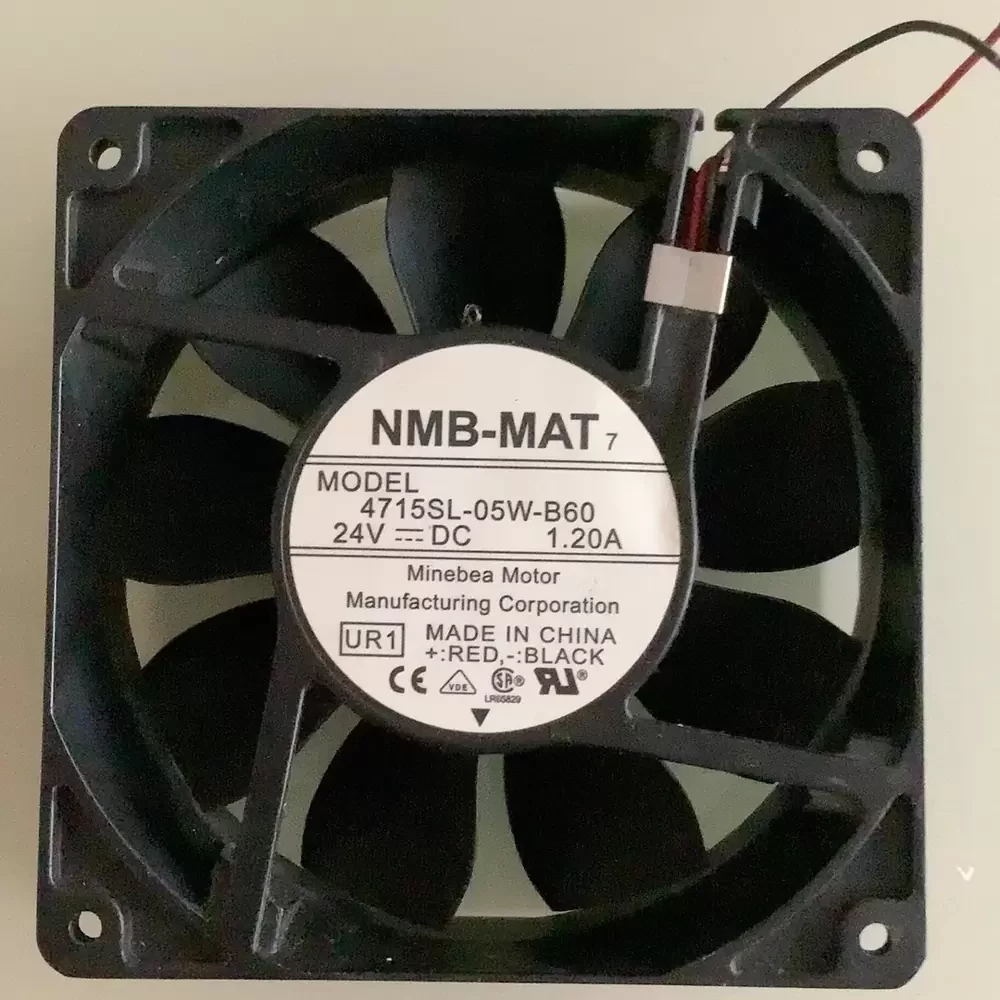 4715SL-05W-B60-UR1 NMB-MAT 24VDC 120mm 1.20A Axial Fan