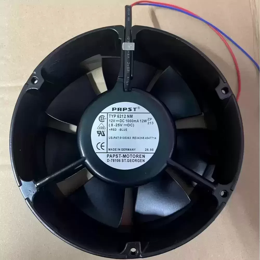 6212NMB ebmpapst 12VDC 172mm Aluminum Axial Fan