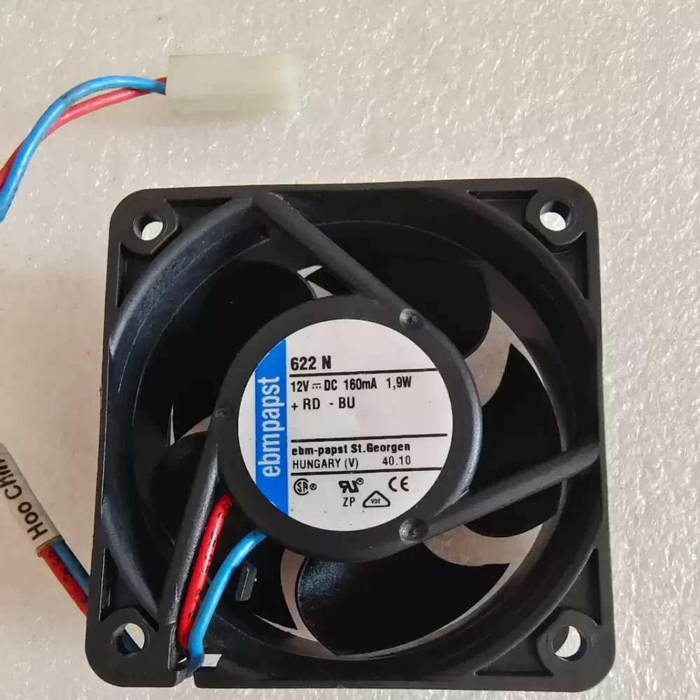 622N ebmpapst 12VDC 60x60x25mm Compact Cooling Fan