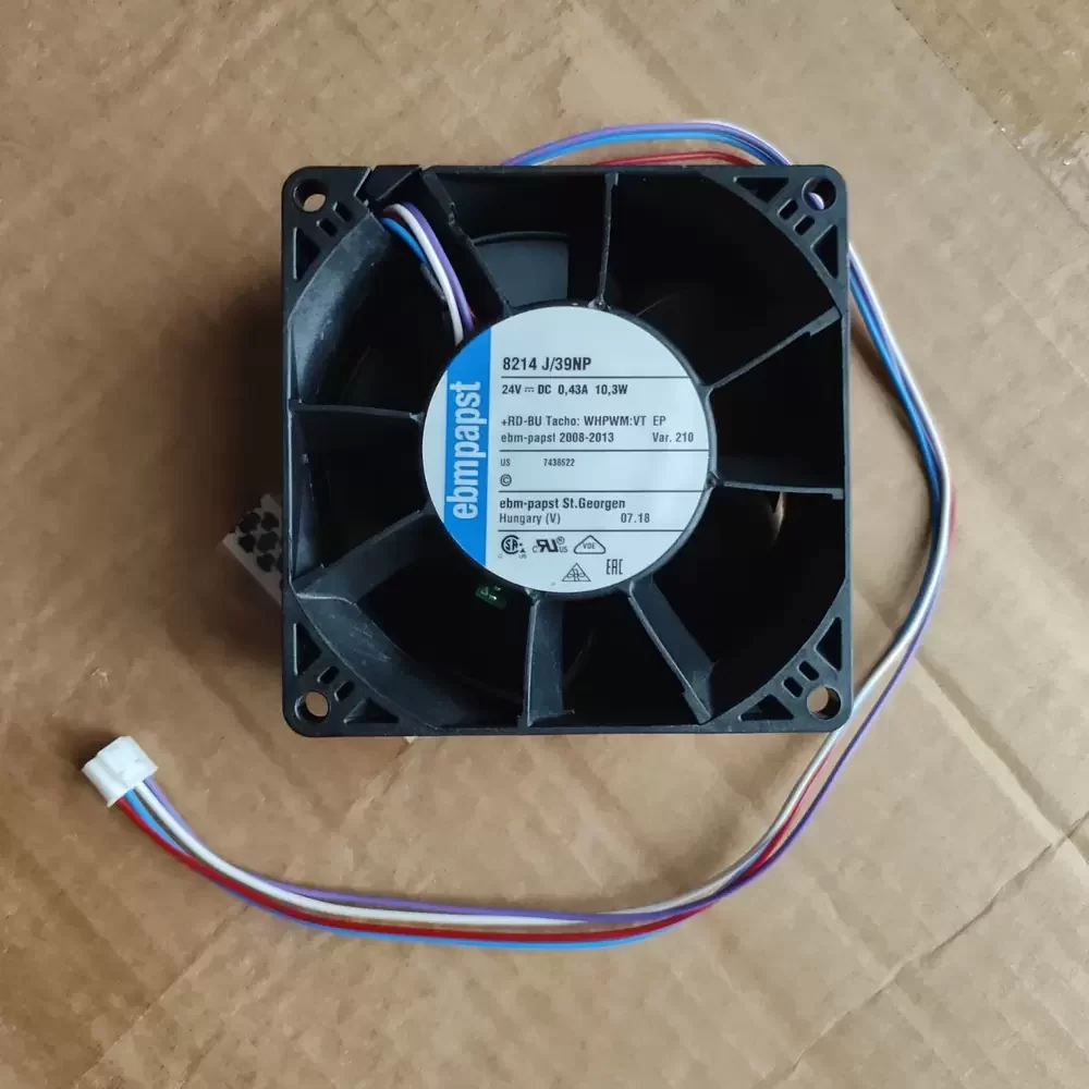 8214J/39NP-210 ebm-papst 24VDC 80x80x38mm PWM Axial Fan