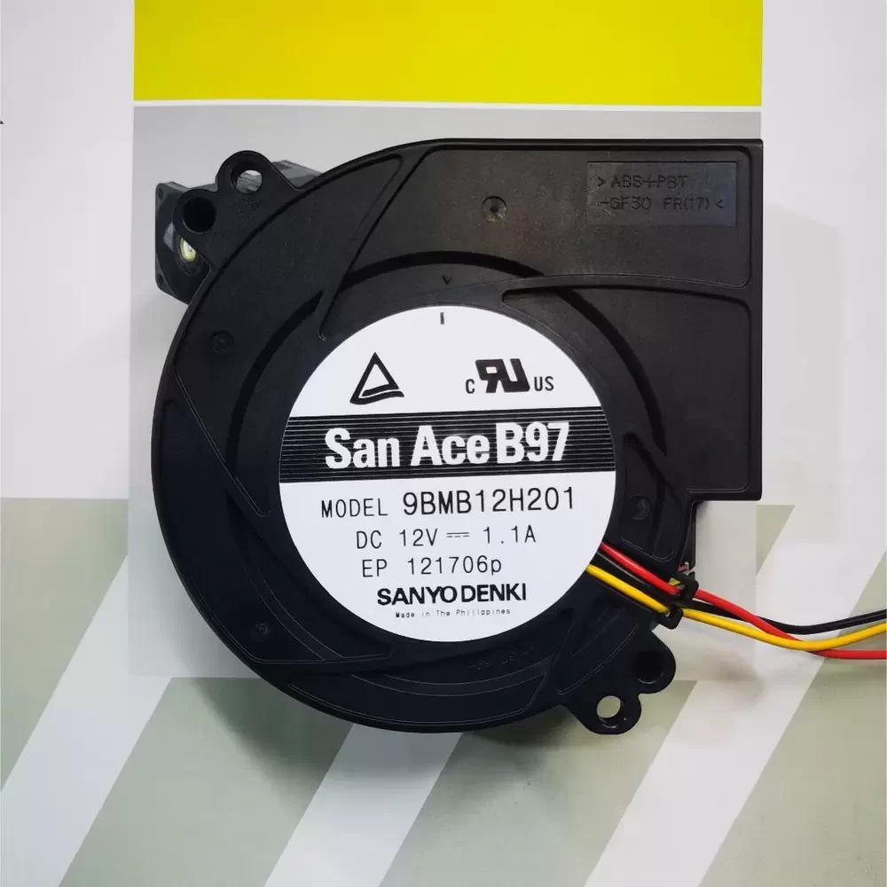 9BMB12H201 Sanyo Denki 12VDC 1.1A 97x33mm Blower Fan