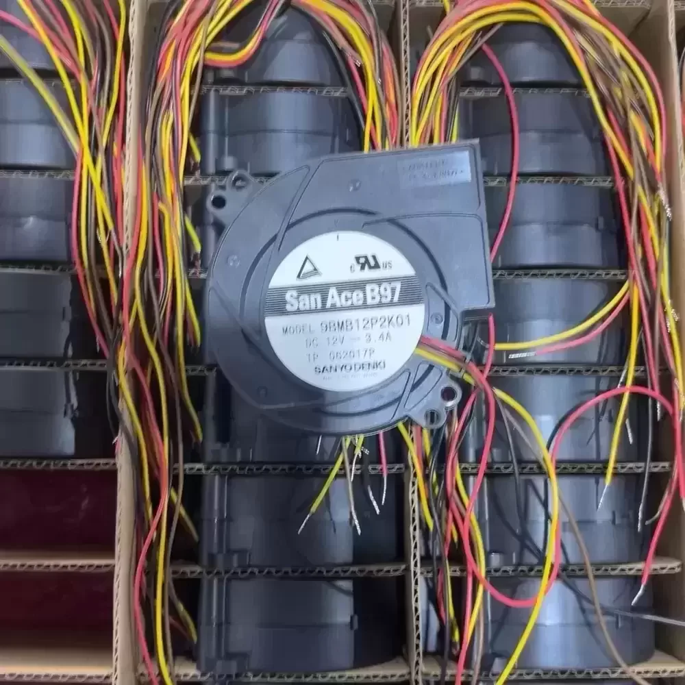 9BMB12P2K01 Sanyo Denki 12VDC 3.4A 97x33mm Blower 9BMB12P2K01 Sanyo Denki 12VDC 3.4A 97x33mm Blower