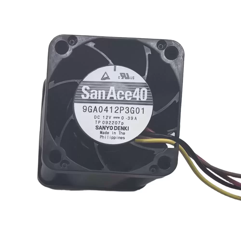 9GA0412P3G01 Sanyo Denki 12VDC 40x40x28mm PWM Axial Fan