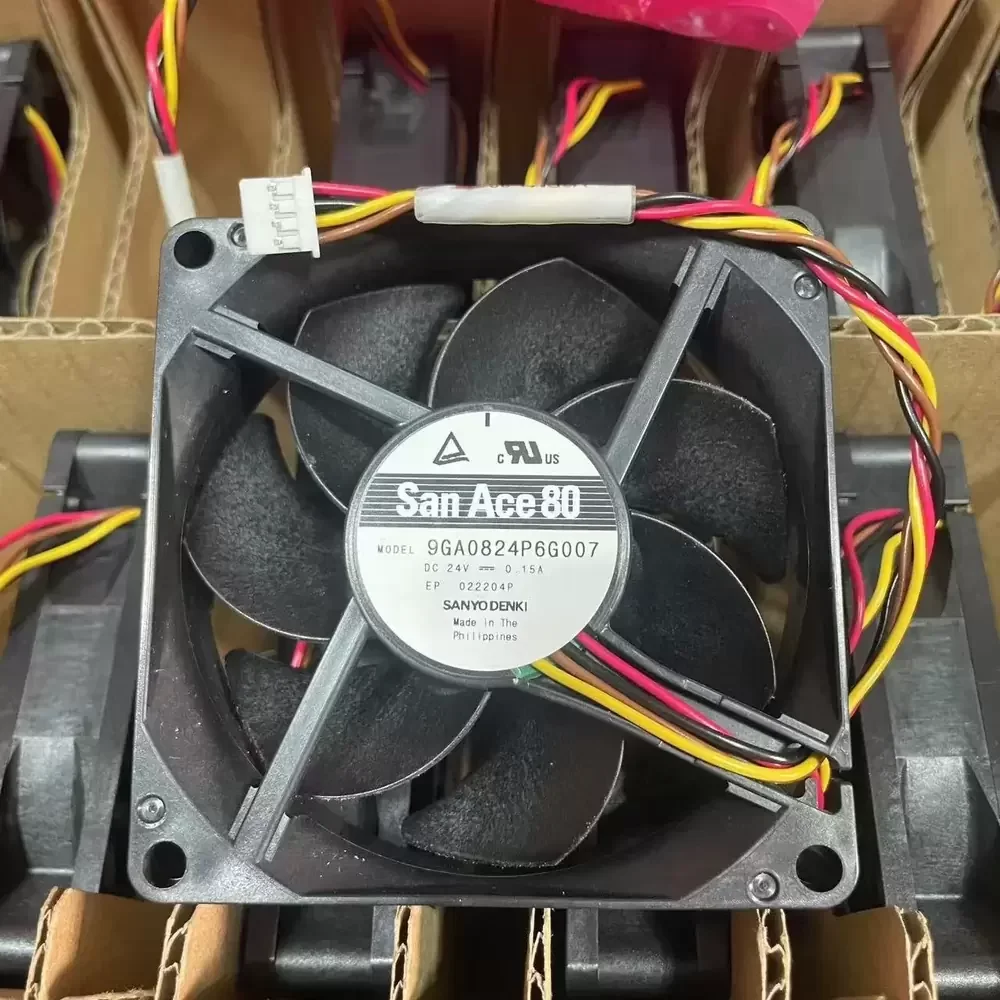 9GA0824P6G007 Sanyo Denki 24VDC 0.15A 80x80x25mm Axial Fan