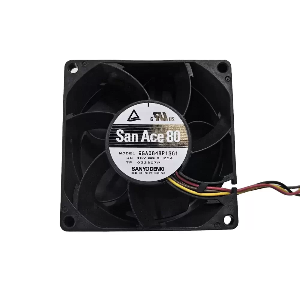 9GA0848P1S61 Sanyo Denki 48VDC 80x80x38mm PWM Axial Fan