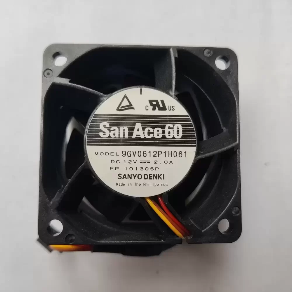 9GV0612P1H061 Sanyo Denki 12VDC 60x60x38mm Axial Fan
