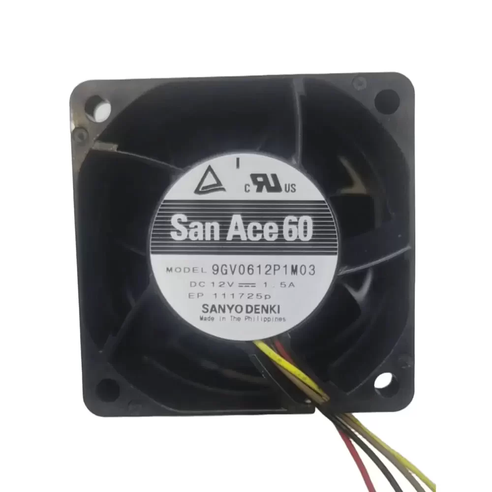 9GV0612P1M03 Sanyo Denki 12VDC 60x60x38mm PWM Axial Fan