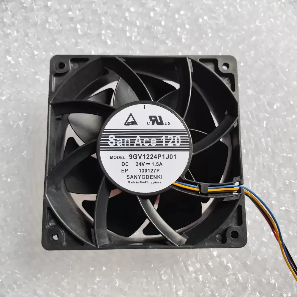 9GV1224P1J01 Sanyo Denki 24VDC 120x120x38mm PWM Axial Fan