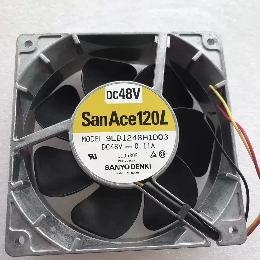 9LB1248H1D03 Sanyo Denki 48VDC 120x120x38mm Long Life Fan