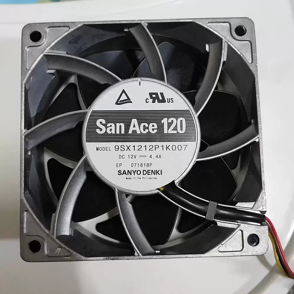 9SX1212P1K007 Sanyo Denki 12VDC 120x120x38mm Axial Fan
