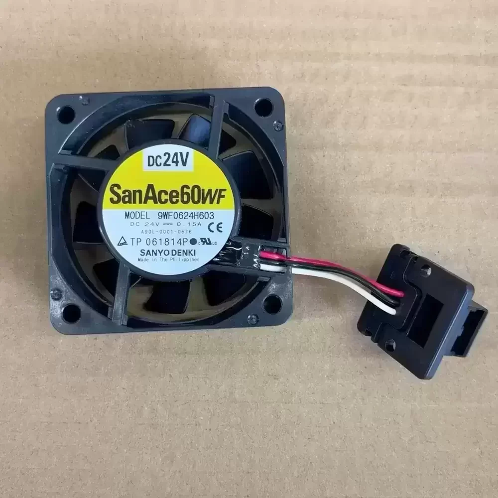 9WF0624H603 Sanyo Denki 24VDC 60x60x25mm Oil Proof Axial Fan
