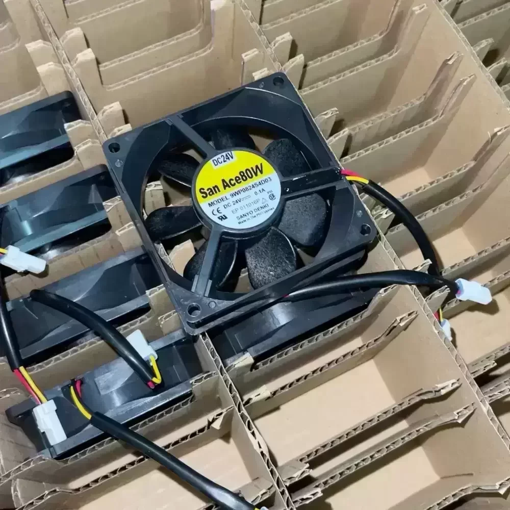 9WP0824S4D03 Sanyo Denki 24VDC 80x80x25mm Waterproof Axial Fan 9WP0824S4D03 Sanyo Denki 24VDC 80x80x25mm Waterproof Axial Fan
