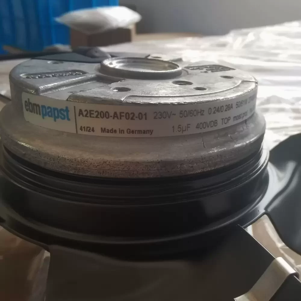 A2E200-AF02-01 ebmpapst 230VAC 200mm AC Axial Fan A2E200-AF02-01 ebmpapst 230VAC 200mm AC Axial Fan