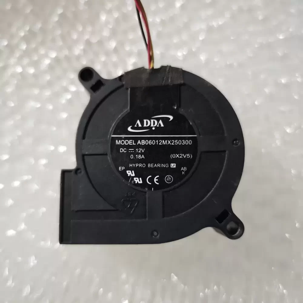 AB06012250300 ADDA 12VDC 60mm 0.18A Projector Blower