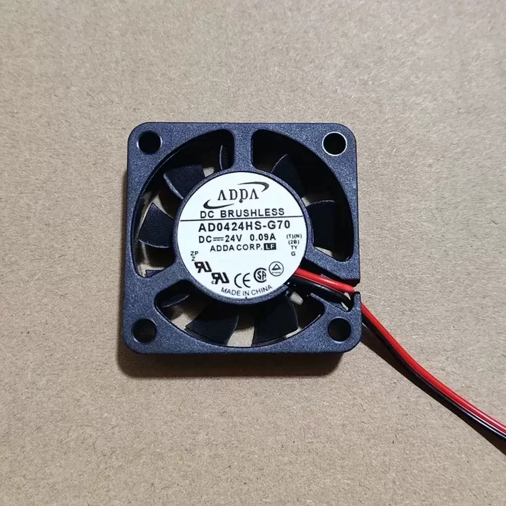AD0424HS-G70 ADDA 24VDC 40x40x10mm 2-Wire DC Axial Fan