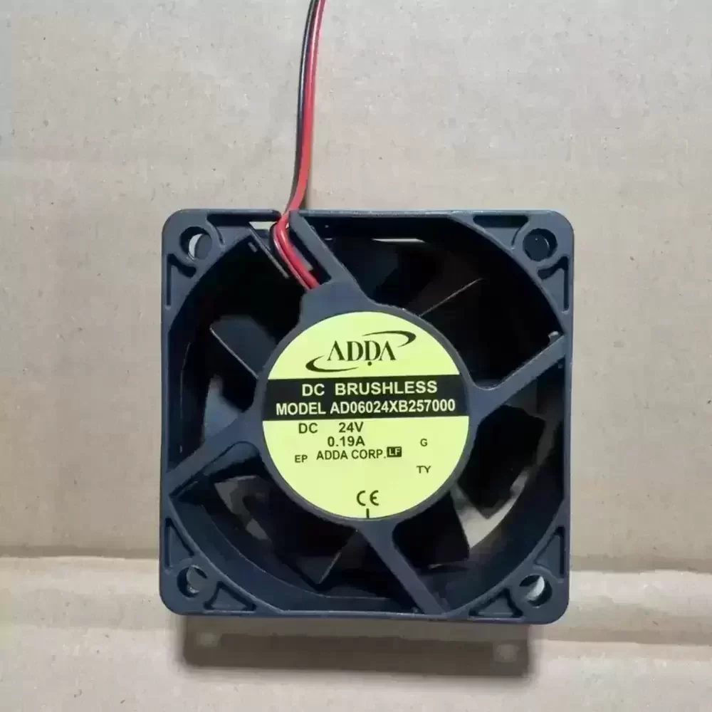 AD06024XB257000 ADDA 24VDC 60x60x25mm 2-Wire Axial Fan