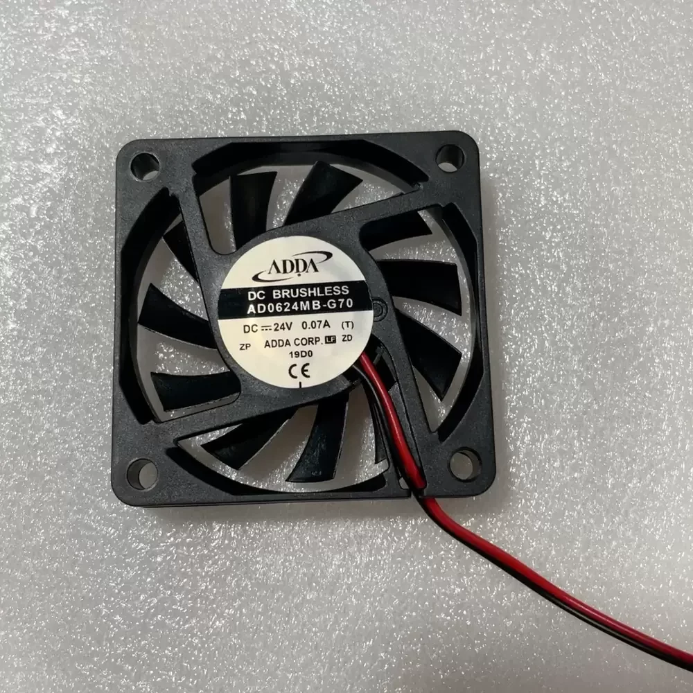 AD0624MB-G70 ADDA 24VDC 60x60x25mm 2-Wire Axial Fan
