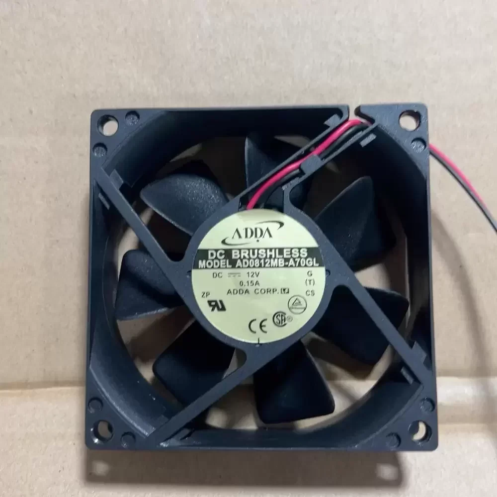 AD0812MB-A70GL ADDA 12VDC 80x80x25mm 0.15A Axial Fan