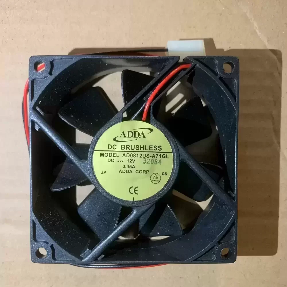 AD0812US-A71GL ADDA 12VDC 0.45A 80x80x25mm Axial Fan