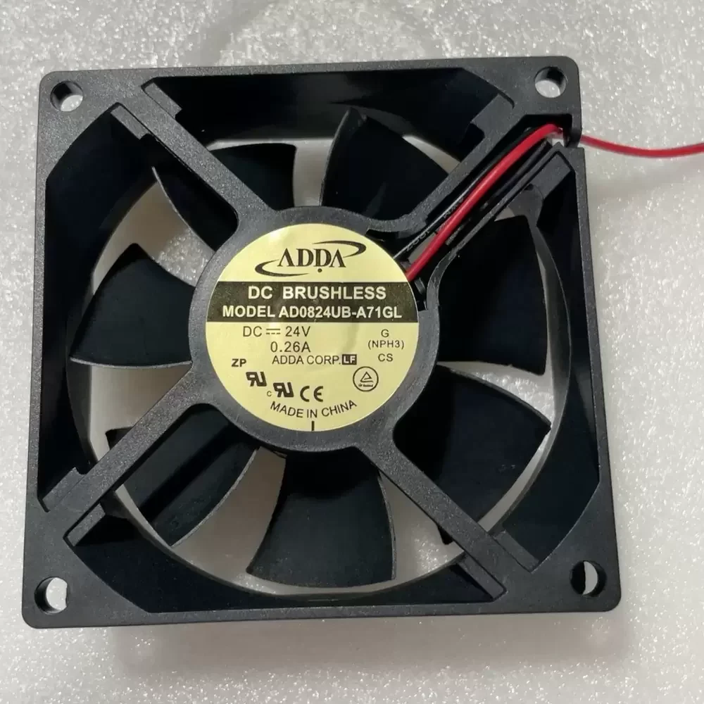 AD0824UB-A71GLG ADDA 24VDC 80x80x25mm 2-Wire Axial Fan