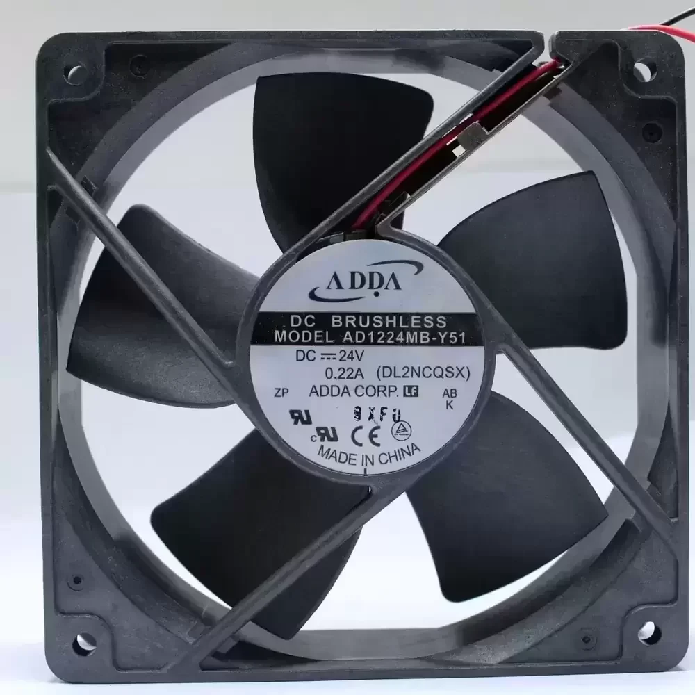 AD1224MB-Y51 ADDA 24VDC 120x32mm 2-Wire Axial Fan