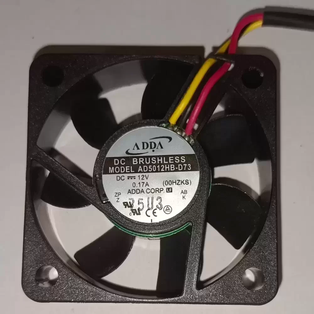 AD5012HB-D73 ADDA 12VDC 50x50x15mm 3-Wire Axial Fan