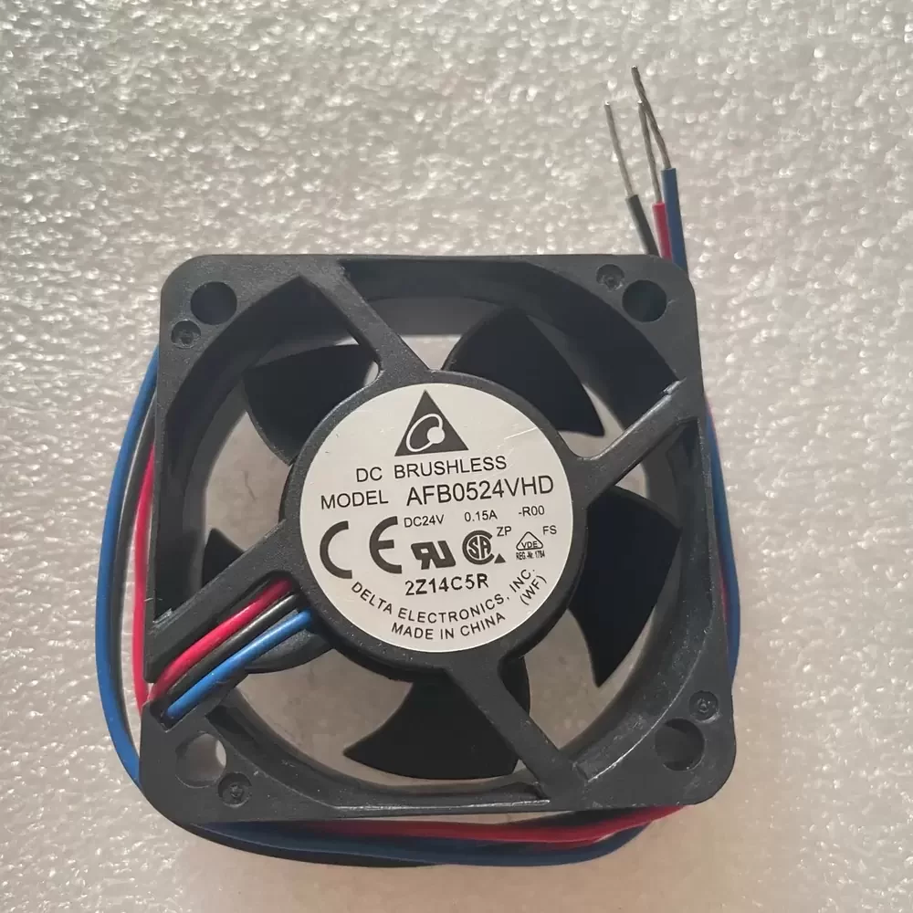 AFB0524VHD-R00 Delta 24VDC 50x50x20mm 3-Wire Axial Fan