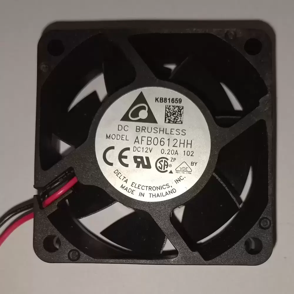 AFB0612HH-102 Delta 12VDC 0.20A 60x60x25mm Axial Fan