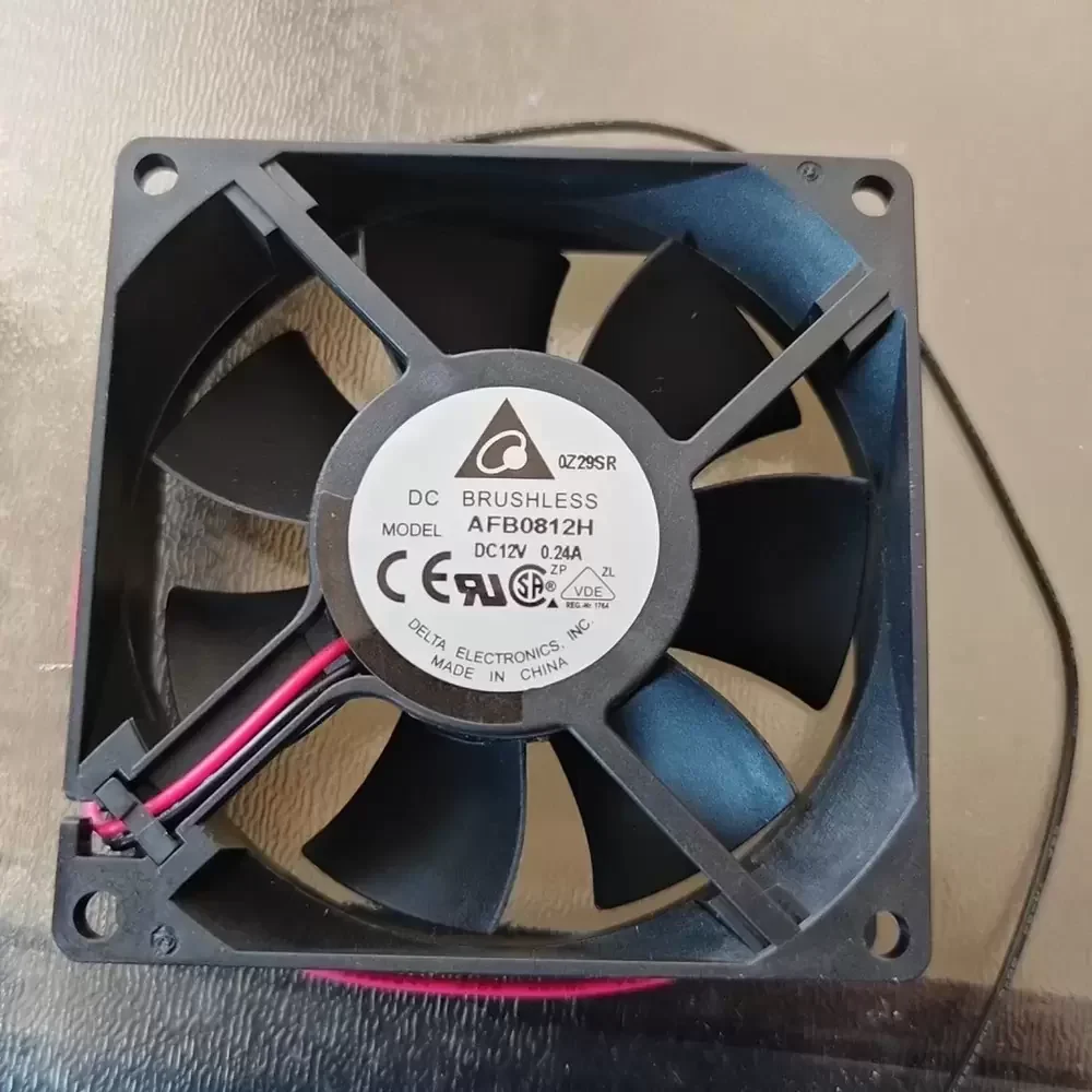 AFB0812H Delta 12VDC 80x80x25mm 2-Wire Axial Fan