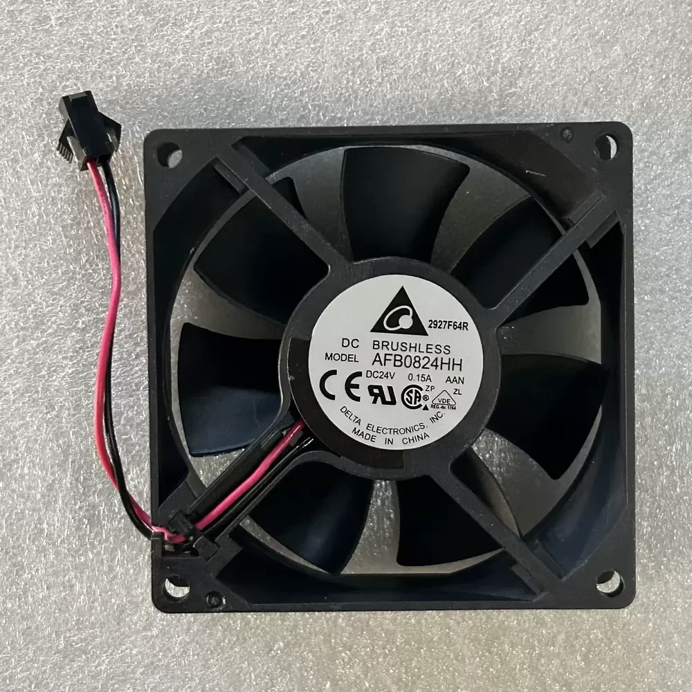 AFB0824HH-AAN Delta 24VDC 80x80x25.4mm 2-Wire Axial Fan