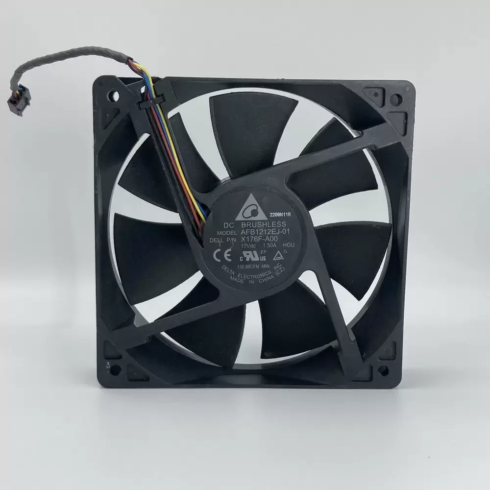 AFB1212EJ-01HGU Delta 12VDC 120x120x25mm PWM Axial Fan