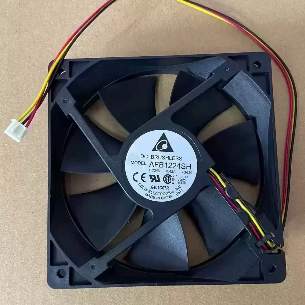 AFB1224SH-G620 Delta 24VDC 120x120x25mm 3-Wire Axial Fan