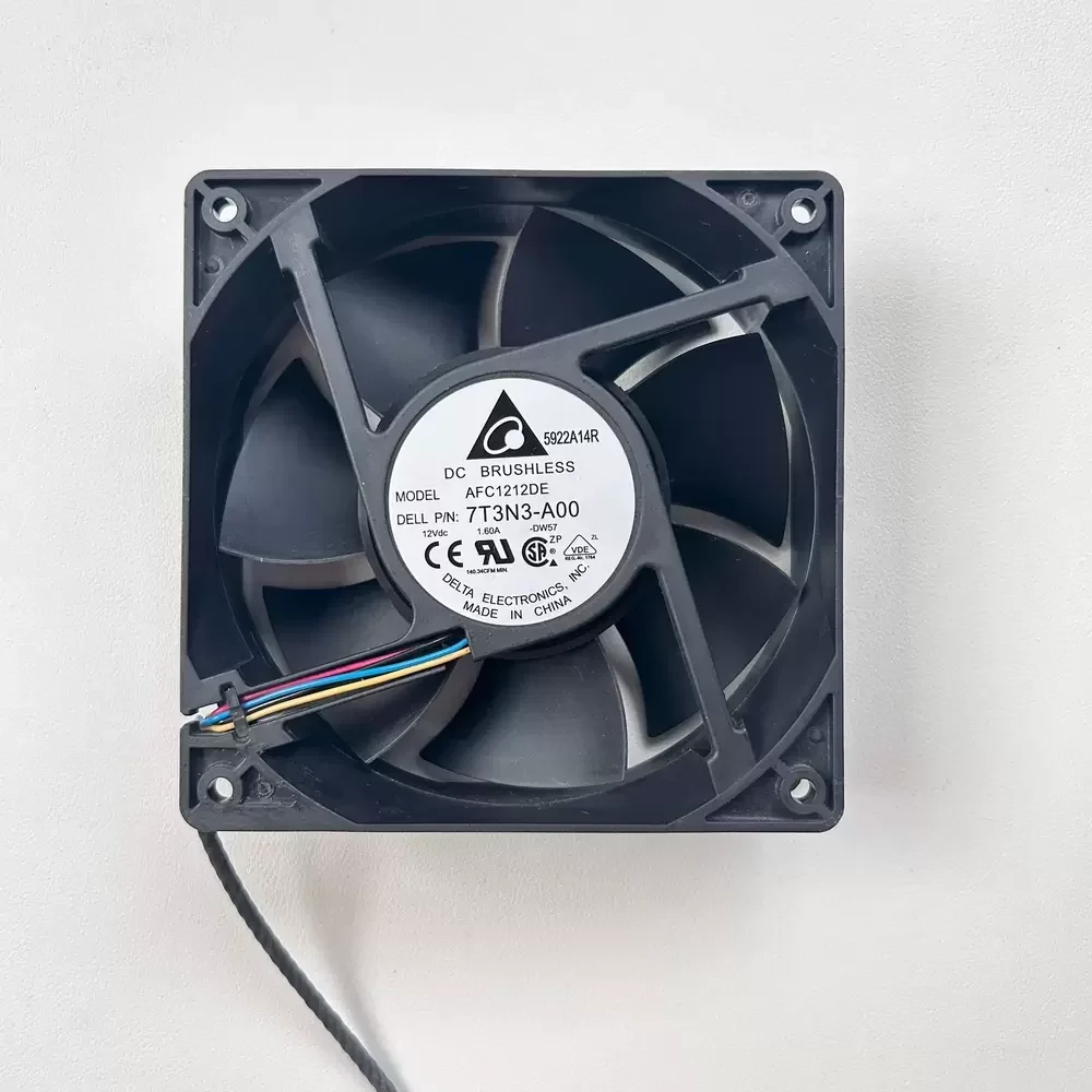 AFC1212DE-DW57 Delta 12VDC 1.60A 120x120x38mm Axial Fan
