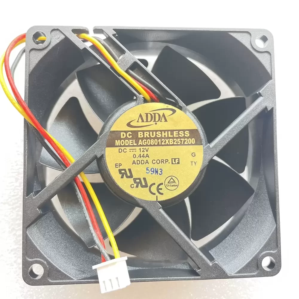 AG08012XB257200 ADDA 12VDC 0.44A 80x80x25mm Axial Fan