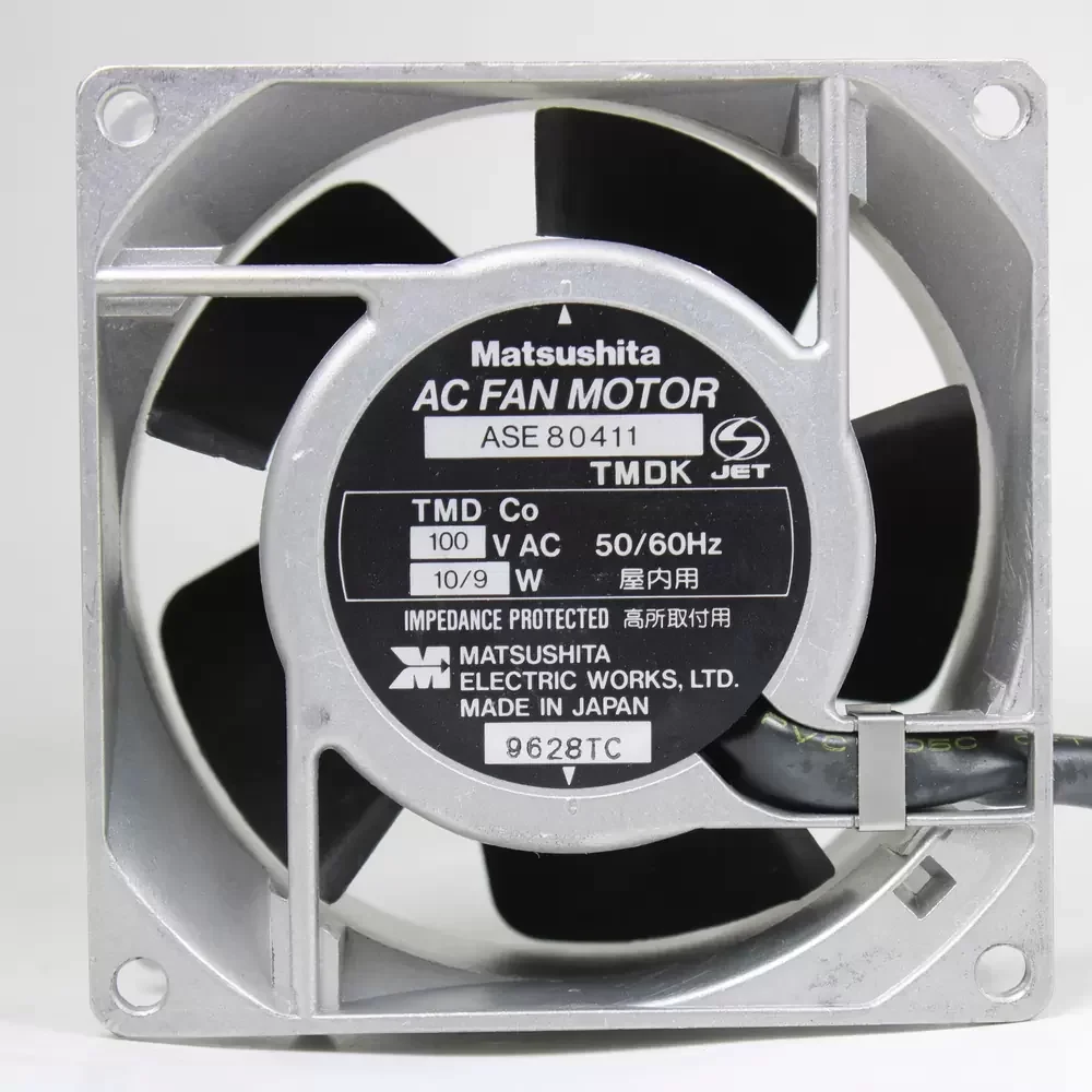 ASE80411 Matsushita 100VAC 80x80x25mm Aluminum Frame AC Fan