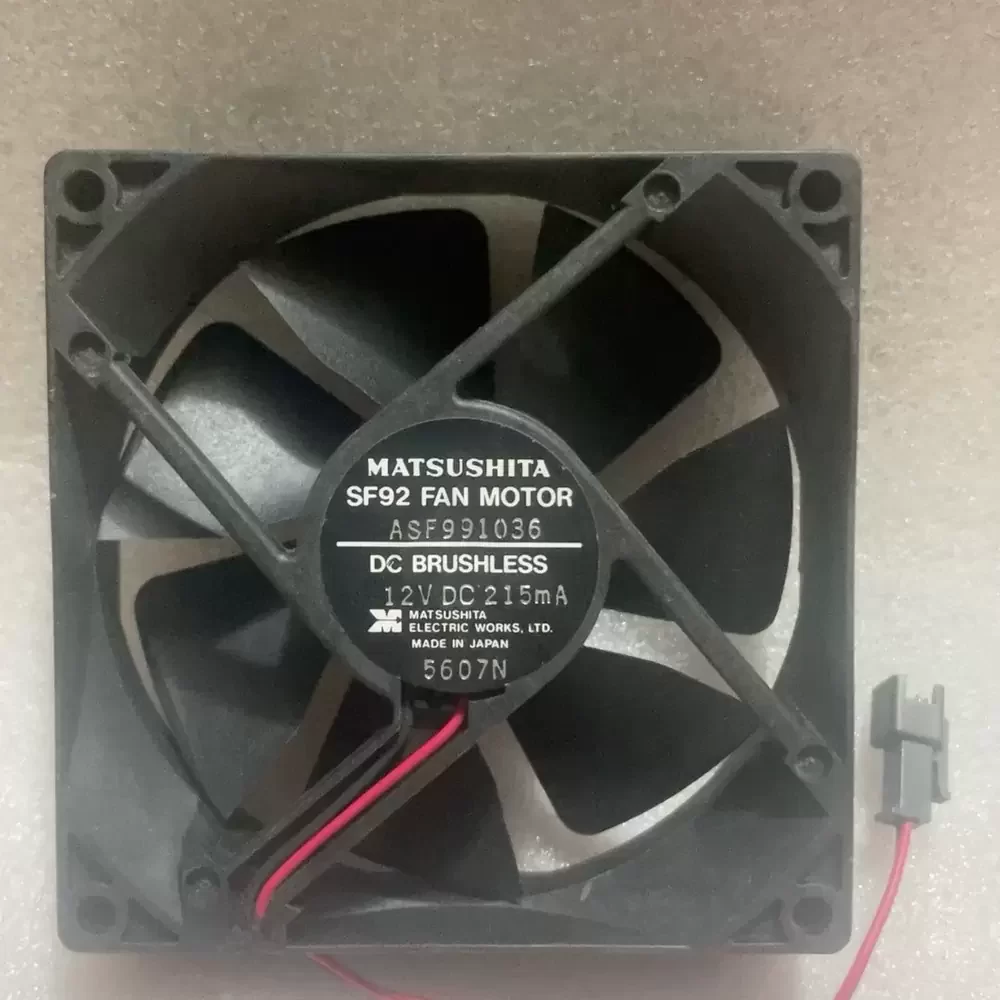 ASF991036 Matsushita 12VDC 92x92x25mm 2-Wire Axial Fan