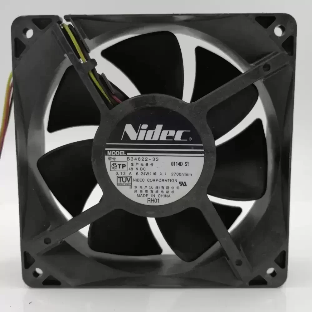 B34622-33 Nidec 48VDC 120x120x38mm Cooling Axial Fan