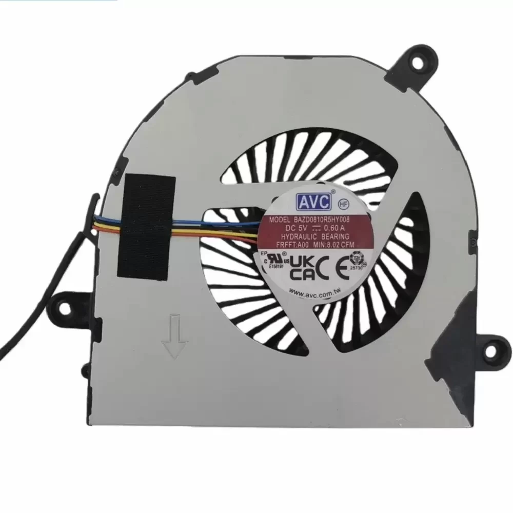 BAZD0810R5HY008 AVC 5VDC 4-Wire Centrifugal Blower Fan