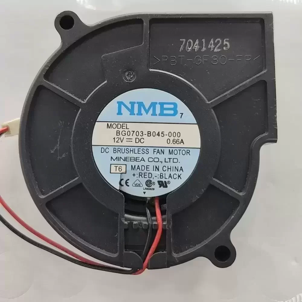 BG0703-B045-000-T6 NMB 12VDC 75x30mm Centrifugal Fan