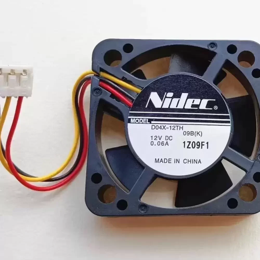 D04X-12TH-09B(K) Nidec 12VDC 42x42x10mm 3-Wire Axial Fan