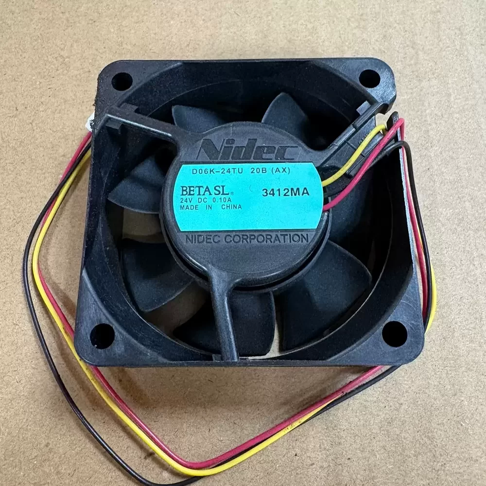D06K-24TU 20B(AX) Nidec 24VDC 60x60x25mm 3-Wire Axial Fan