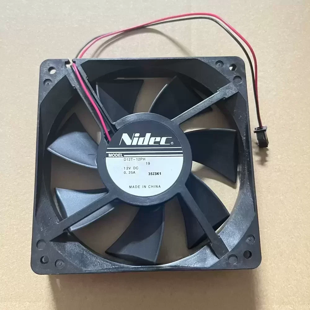 D12T-12PH19 Nidec 12VDC 120x120x25mm Silent Axial Fan