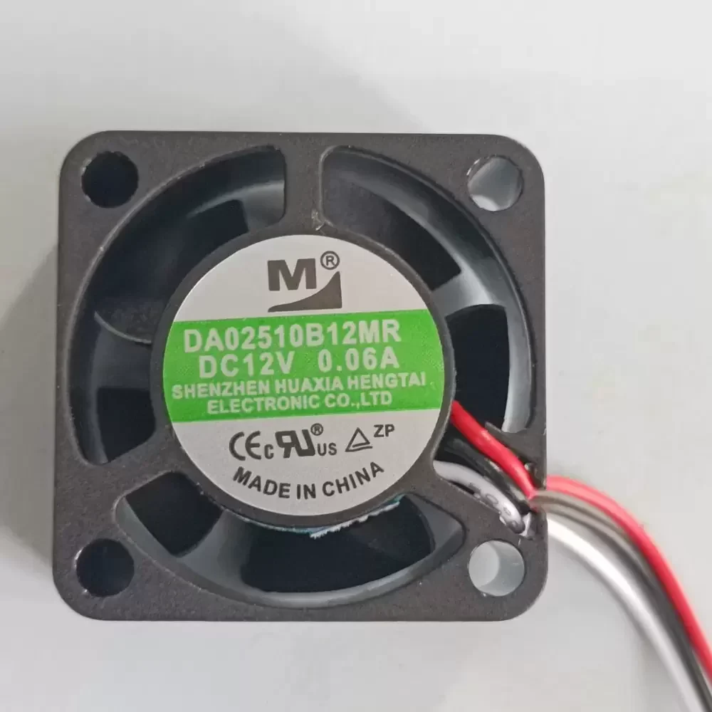 DA02510B12MR Yimeng 12VDC 0.06A 25x25x10mm Axial Fan