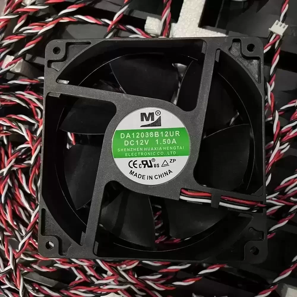 DA12038B12UR Yimeng 12VDC 120x120x38mm 1.50A Axial Fan