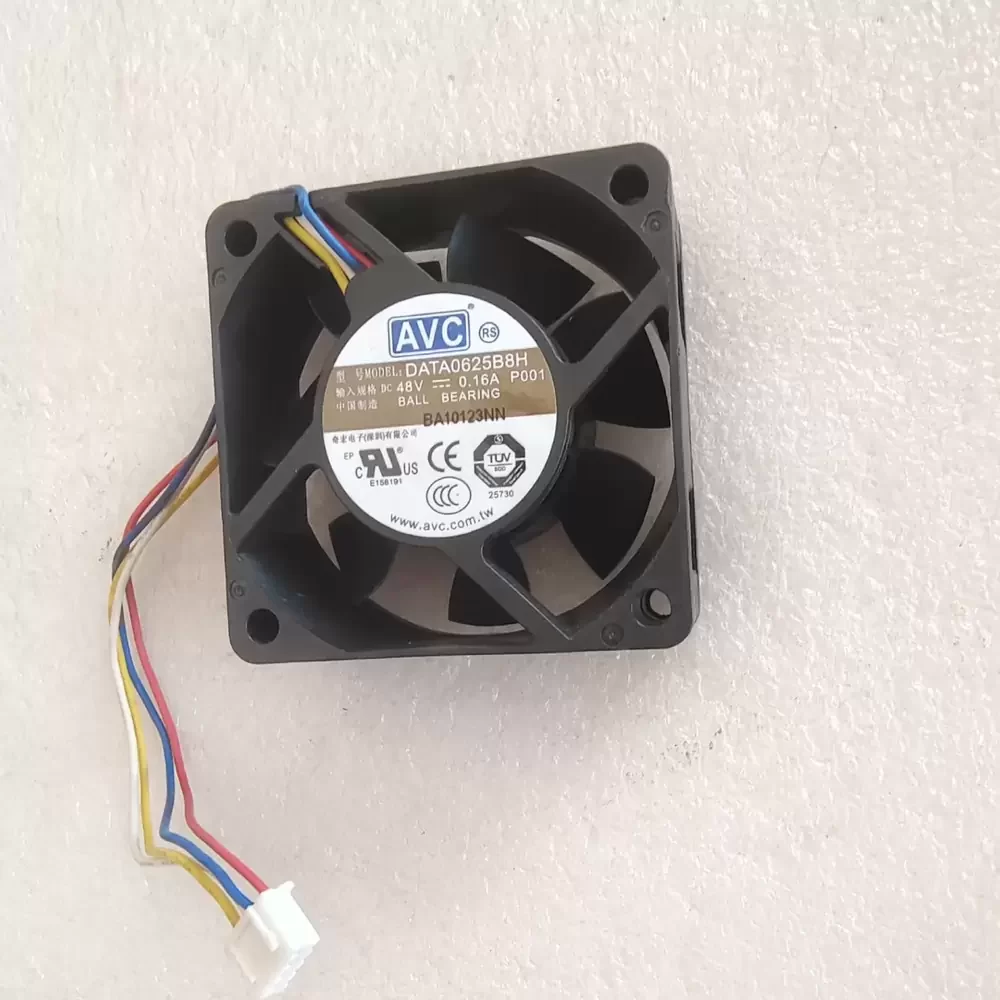 DATA0625B8H-P001 AVC 48VDC 60x60x25mm 4-Wire Axial Fan